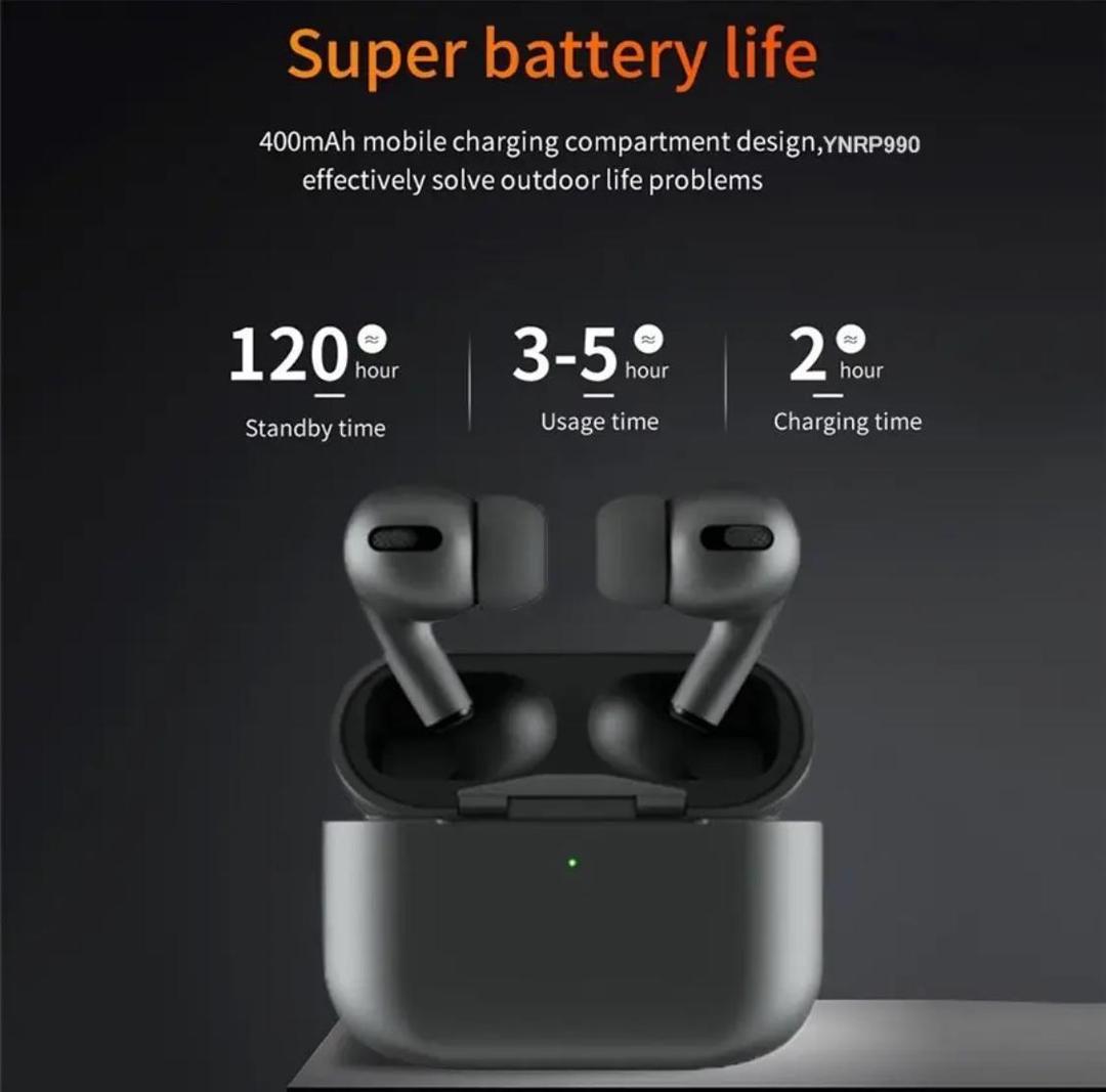 AirPods Pro 2084 – Dual Mode Wireless Earbuds with Smart Touch & Clear Voice (500mAh, IPX Protection)
